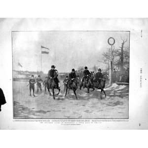   1901 Stockholm Horse Racing Sport Carte Wilmot Smith