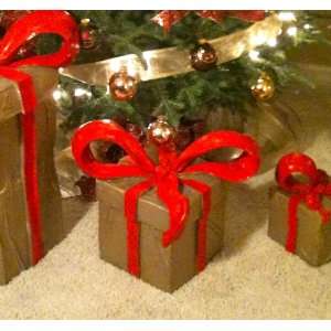  Indoor, Outdoor Decorative Christmas & Holiday Present, Packages 