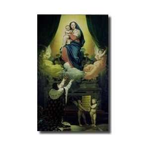  The Vow Of Louis Xiii 160143 1824 Giclee Print