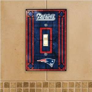   Memory Company NFL NEP 461 New England Patriots Art Glass Switch Cover