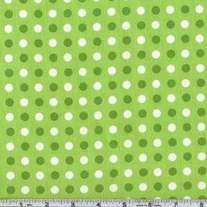   Baby Safari Polka Dots Green Fabric By The Yard Arts, Crafts & Sewing