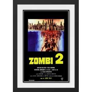  Zombie 32x45 Framed and Double Matted Movie Poster   Style 