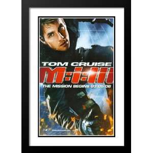  Mission Impossible III 20x26 Framed and Double Matted 