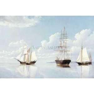  Marine View (New Bedford Harbor) Poster Print