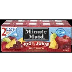 Minute Maid Fruit Punch Box 10 ct   8 Grocery & Gourmet Food
