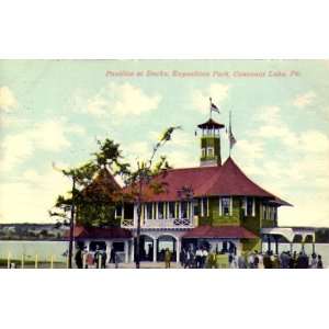  1911 Pavilion at Docks, Exposition Park, Conneaut Lake, PA 