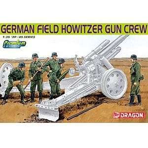  1/35 German Field Howitzer Crew (4) Toys & Games
