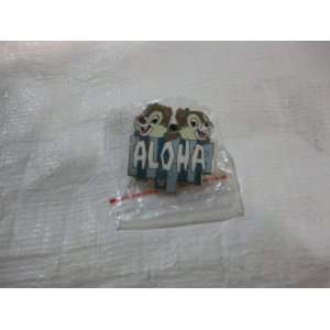   Pin Aloha Hidden Mickey Set Chip and Dale (4 of 5): Toys & Games