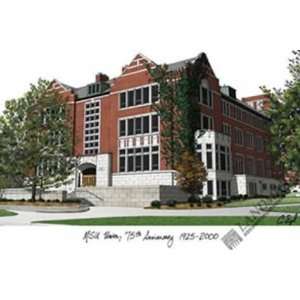 Michigan State University, Union 75th Anniversary Lithograph Only