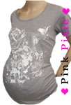 Maternity Diamante T Shirt SZ 6 18 Top Cotton NEW  
