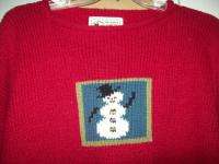 PLANET EARTH IMPORTS Hand Loomed Christmas Holiday Sweater 3 LG XL 