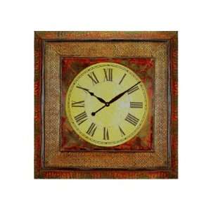  WALL CLOCK Large Elegant Metal Wall Clock #91325