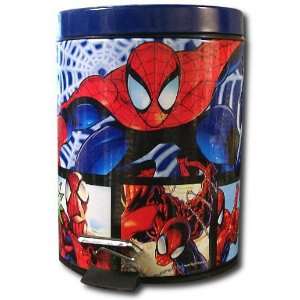  Spider Man Comic Metal Step On Wastebasket