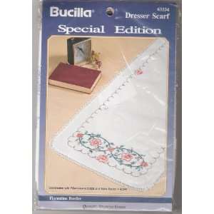  Bucilla Special Edition Dresser Scarf Arts, Crafts 