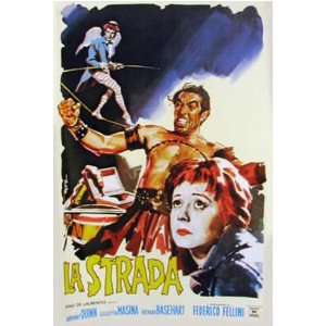  La Strada   Italian Movie Poster (Size 27 x 39)