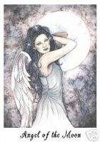 Jessica Galbreth Angel of the Moon Note Card Fairy RARE  