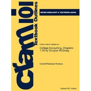  Studyguide for College Accounting, Chapters 1 24 by Douglas McQuaig 