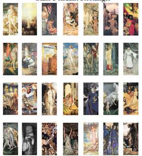 Celtic Mythology Collage Sheet Domino 1 x 2 28 Images  