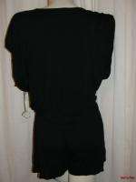 BFS02~SOMA Black Cool Days Shorts Surplus Jumper Outfit Size L Large 