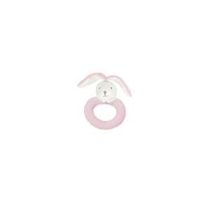  Pink Bunny Ring Rattle: Toys & Games