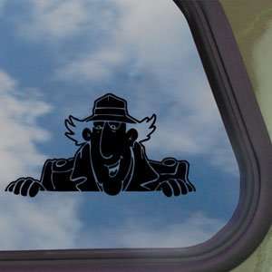  Inspector Gadget Black Decal PEEKING Truck Window Sticker 