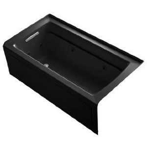   Archer Collection 60 Jetted Bath Tub with Left Hand Drain and Integ