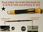 iPhone 4 4S / Macbook Air 5 Point Star Dual Pentalobe Pentalobular 