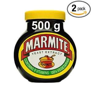 Marmite Yeast Extract, 17.6 Ounce Jumbo Bottle (Pack of 2)  