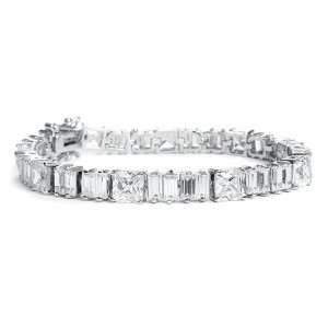  Mariell ~ Cubic Zirconia Baguette Bracelet Jewelry