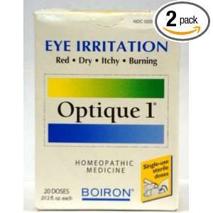  Boiron Optique 1 for Eye Irritations, 20 Doses Per Box 