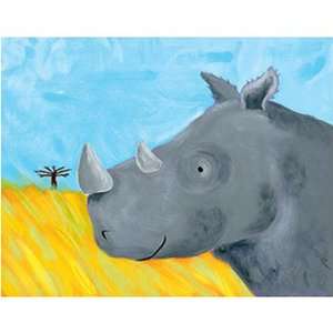  Strong Rhino by Manya Stojic 14 x 11 inches Toys & Games