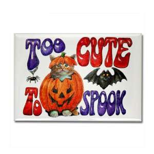  Rectangle Magnet Halloween Too Cute To Spook Jack o 