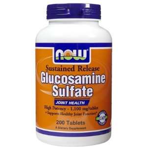  NOW Foods Glucosamine Sulfate 1,100 mg Tabs, 100 ct 