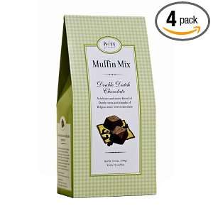 Iveta Gourmet Muffin Mix, Double Dutch Chocolate, 13.8 Ounce Units 