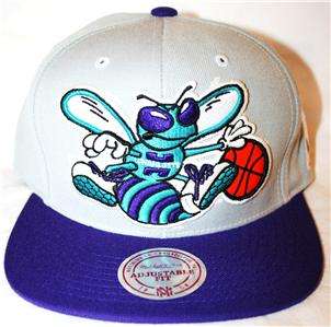 Mitchell & Ness Charlotte Hornets BIG LOGO Snapback Hat  