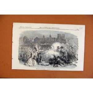   Scene From Huguenots Her Majestys Theatre C1858 Print