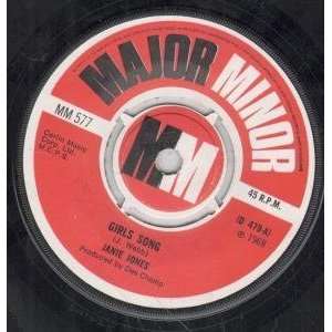   SONG 7 INCH (7 VINYL 45) UK MAJOR MINOR 1968 JANIE JONES Music