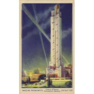    Havoline Thermometer Post Card 1933 Worlds Fair: Everything Else