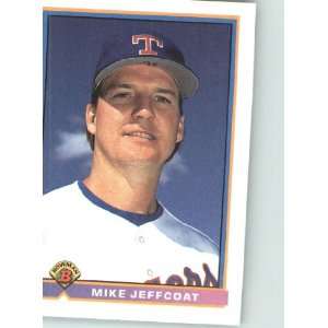  1991 Bowman #278 Mike Jeffcoat   Texas Rangers (Baseball 