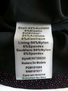 Alice+Olivia Jordan Sparkle Dress L 8 10 12 UK 12 14 16 NWT $330 Berry 