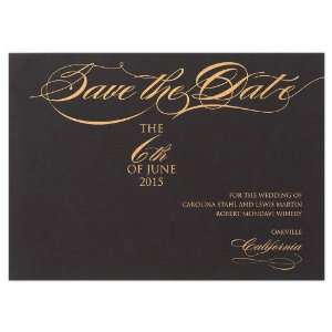  Luminesce Save the Date Card by BRIDES Magazine and 