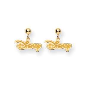  Gold plated SS Disney Disney Logo Earrings Jewelry