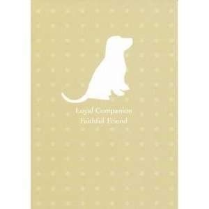   : Pet Sympathy Greeting Card   Dog Silhouette: Health & Personal Care