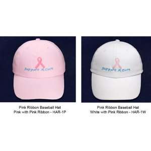   Ribbon Baseball Hats   Pink Ribbon (RETAIL) Arts, Crafts & Sewing