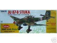 Guillows 1002 Junkers JU 87B Stuka Kit 34 1/4 Win 116  