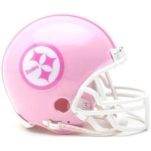  Pittsburgh Steelers Pink Riddell NFL Replica Mini Helmet 