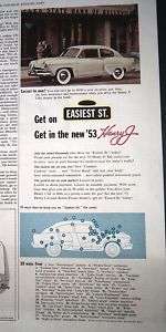 1953 Kaiser Frazer Henry J Car Easiest Street Ad  