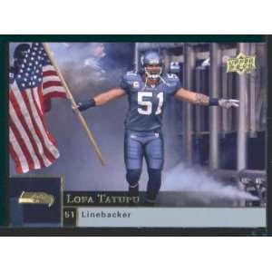 Lofa Tatupu   Seahawks   2009 Upper Deck NFL Football Trading Card in 