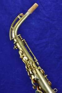 Vintage 1929 The Buescher True Tone Alto Saxophone Sax   Gold Plated 