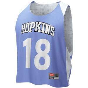 Nike Johns Hopkins Blue Jays #18 Light Blue White Reversible Lacrosse 